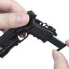 Keychain Plastic 1:4 Mini Pistol Gun Shape Weapon Keyring Gift