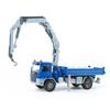 1/50 Truck With Crane Toy Car Engineering Miniature Vehicle Diecast Alloy Model Educational Collection Gift For Boy Children