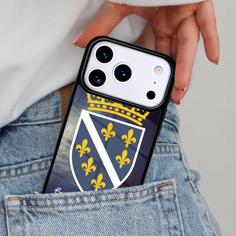 Bosna i Hercegovina Heart Phone Case for iPhone 16e 15 14 13 12 17 Pro Max Plus Air 17pro Cover Coque