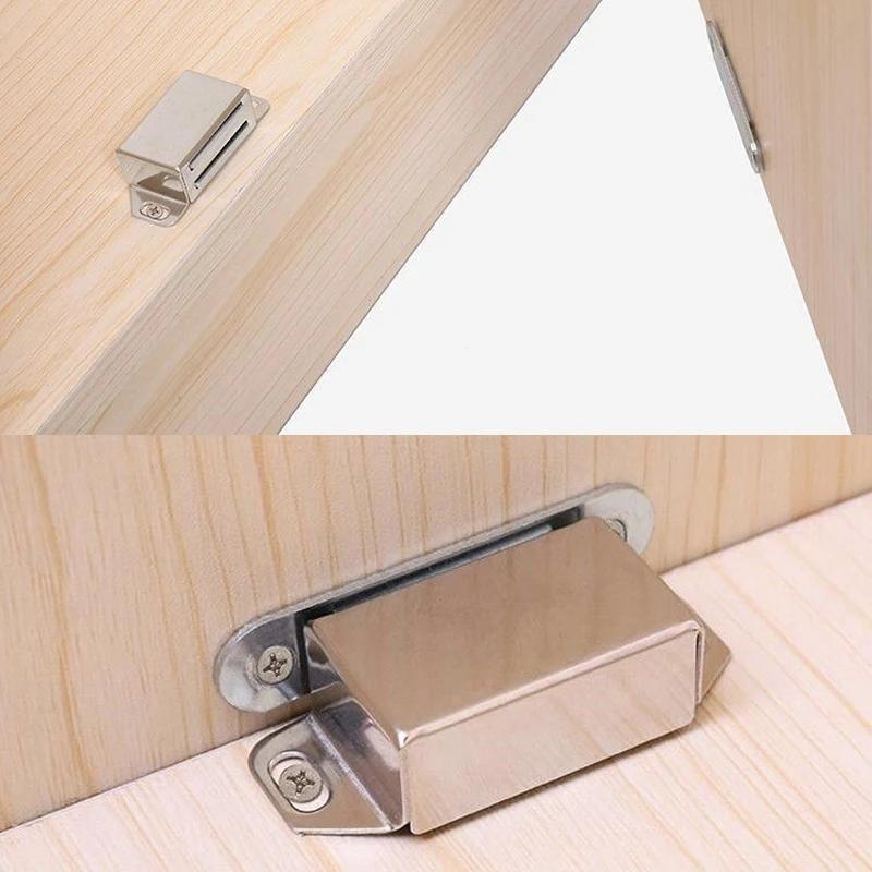 4/10/15pcs Magnetic Cabinet Door Stopper, Suitable for Furniture Doors Such as Cabinets and Shoe Cabinets, Magnetic Door Buckles