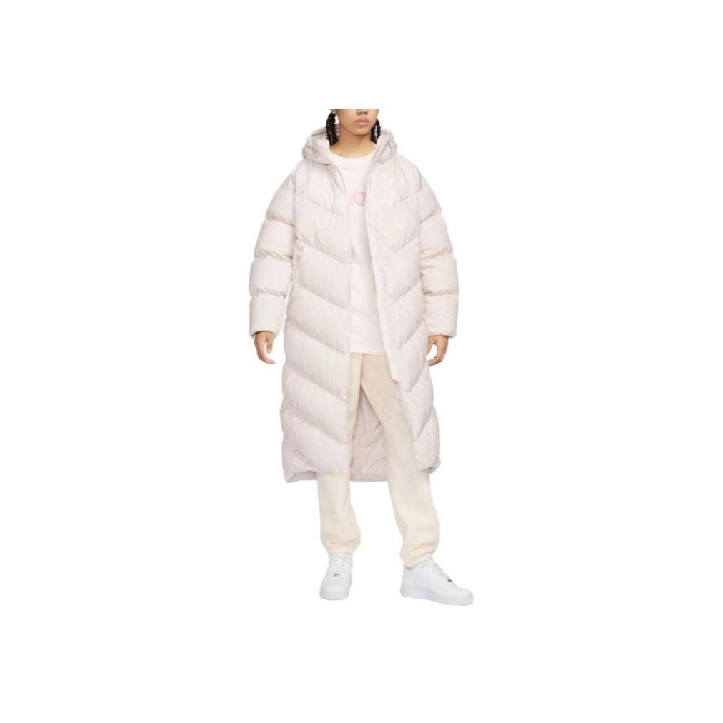 Nike Длинный пуховик с капюшоном Therma-Fit Женская Верхняя одежда Розовый FD8213-104