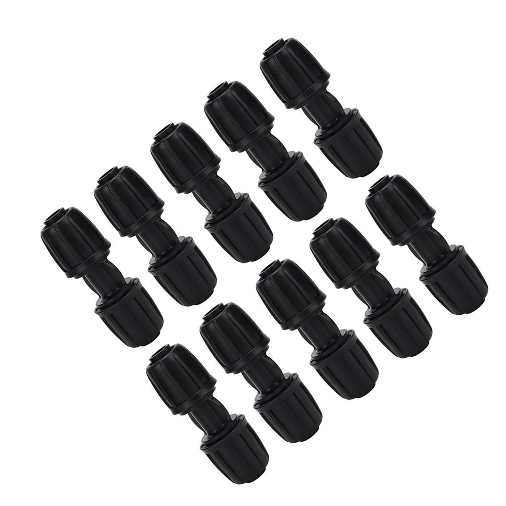 10 шт. прямой соединитель для воды, фитинг для капельного полива сада для шланга ПЭ 16 мм