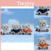 Cute Plush Teddy Bear Keychain Fluffy Cartoon Animal Doll Soft And Huggable Design