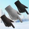 Warm Touchscreen Winter Cycling Gloves - Velvet Lined, Windproof, Thick, Heated Fitness Gear