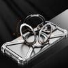 Case For Iphone 15 Armored Magsafe Metal Case Titanium 360 Holder