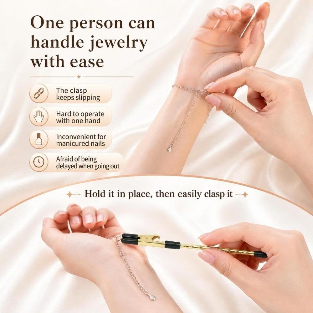 1Pc Metal Bracelet Helper Clip Twisted Jewelry Wearing Helper DIY Jewelry Wearing Helper