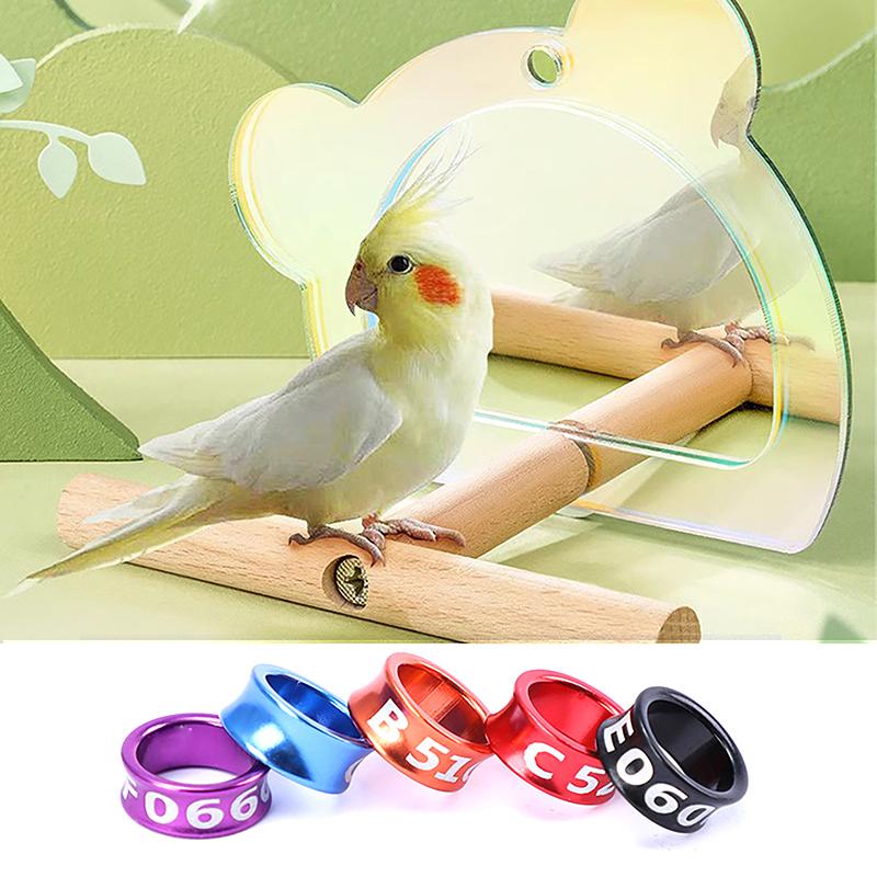 10 шт. сплава кольцо для ног птицы кольцо для ног голубей с пронумерованным инструментом для обучения полетам на открытом воздухе идентификационная этикетка для соревнований