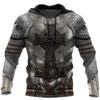 Vintage Hoodies Men'S Hoodie 3d Medieval Armor Print Pullover Oversized Men Clothing Tops Male Spring Fall Loose Vintage Clothes