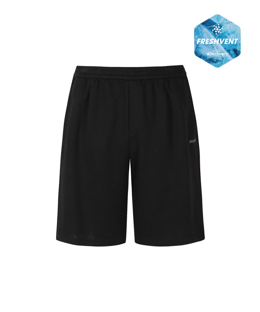 DISCOVERY EXPEDITION Men'S Freshvent Jacquard Training Shorts (Black)