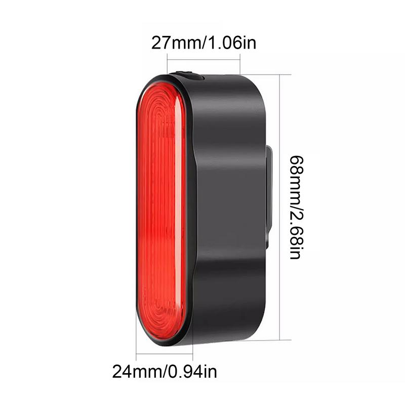 Задний фонарь для велосипеда, умный водонепроницаемый задний фонарь для велосипеда, автоматический задний фонарь с питанием от батареи, простое крепление для спортивных шоссейных горных велосипедов