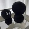 Забавная плюшевая игрушка в форме черной тыквы, мультяшная подушка-кукла, подарок-кукла с наполнителем из хлопка PP