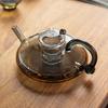 Glass Tea Pot Rat Tail Kettle Large Capacity Teapot with Infusers for