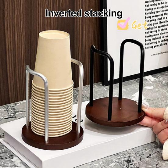 Одноразовый держатель для стаканов Подставка для одного/двух стаканов Сильная несущая способность Держатель для стаканов Домашний офис Ресторанный декор