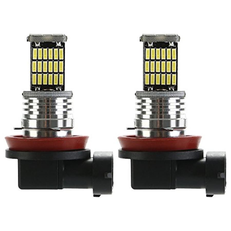 2 шт. H8 H11 H9 4014 45SMD 6000K 45LED Противотуманные фары Ксеноновый белый Автомобильная противотуманная фара Супер