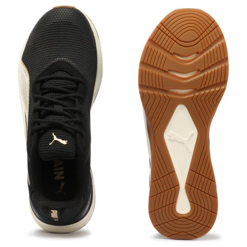 Puma Кроссовки женские для тренировок Infusion Premium, низкие, Черный Белый Золотой 378784-01