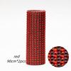 24rows Plastic Hollow Mesh Rhinestones / Thread Rhinestones - 4mm Row Rhinestones, Imitation Diamonds for Christmas Crafts and Curtain Decoration