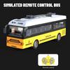 1/30 Rc School Bus High Speed Car 4Ch Lights Tour Bus Model Remote Control Double Decker Sightseeing Vehicle Kids Toys Gifts