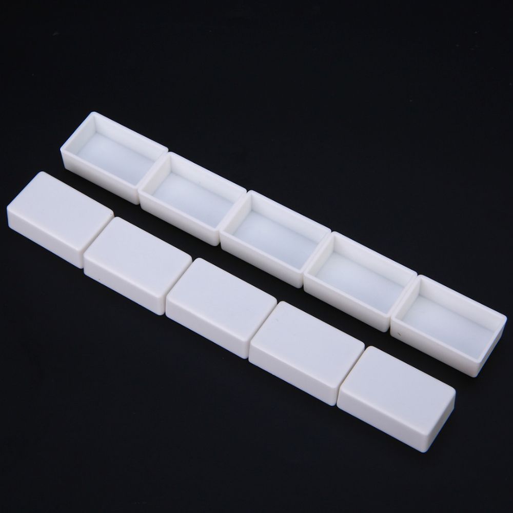 3.2ml Artists Half Pans Plastic Watercolor Paint Grid Paint Palette Painting Supplies Art Supplies