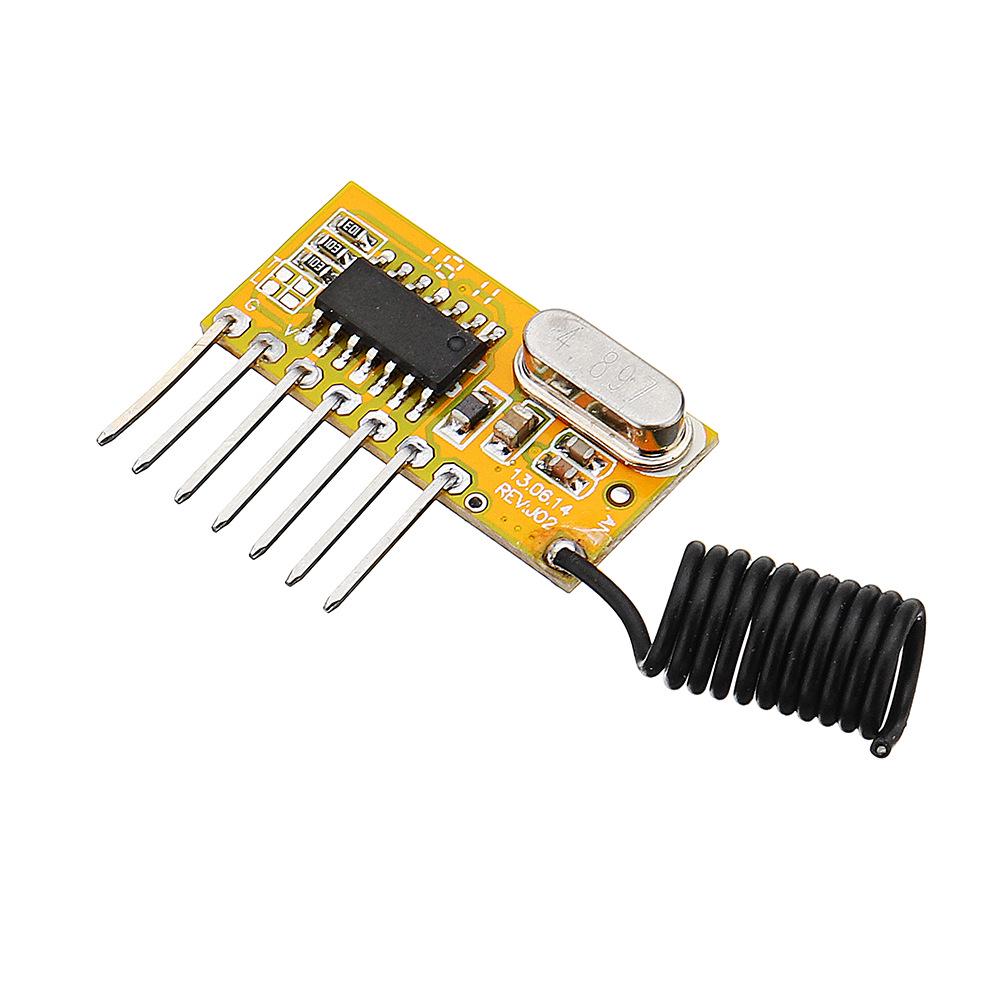 Four-Way Learning Code Superheterodyne Receiver Module with 315M/433M High/Low Level Output