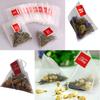 Aidour HM Tea Bags, Food-Grade Triangular Pyramid-Shaped Tea Bags, Empty Tea Bags, Filter Bags, 100 Count (6.58cm)
