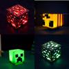 Ночник с меняющимся цветом в стиле Minecraft с перезаряжаемым фонариком ABS для детей