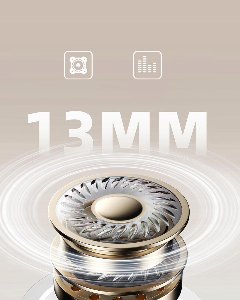 Innostyle Słuchawki Bezprzewodowe Douszne Bluetooth V5.3 Z Mikrofonem Etui