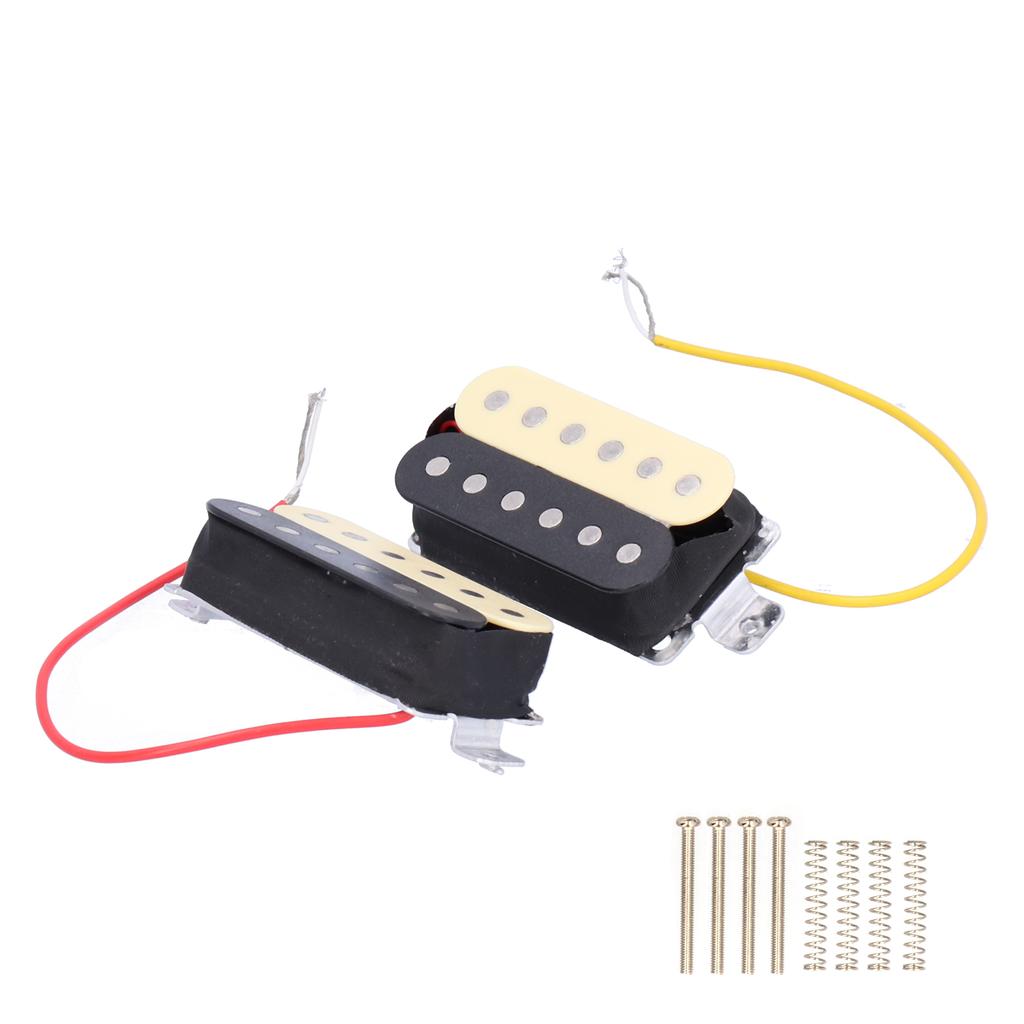 Guitar Pickup Ceramic Magnet Double Coil Volume Control Musical Instrument Parts ReplacementBlack