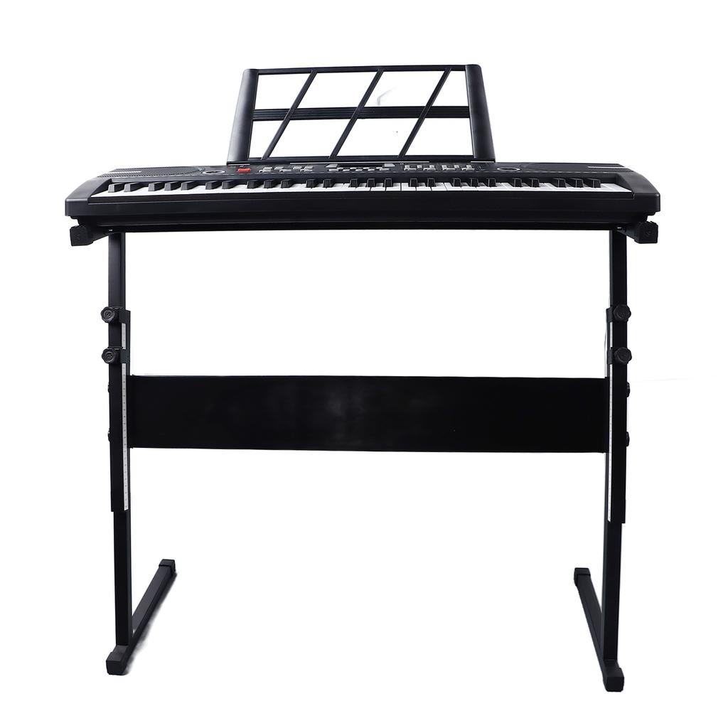 61 Keys Electric Piano Kit Kids Learning Electronic Keyboard with Stand and Microphone