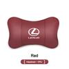 Interior Stickers 1Pcs Car Seat Headrest Auto Emblem Neck Pillow For Lexus F SPORT ES RX NX IS300 IS250 RX350 LS500 LX600 NX260 ADL1