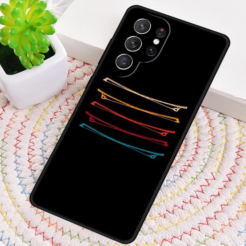 Крутой чехол для телефона Samsung Galaxy note 10 pro S26 Ultra S23 S24 FE S25 S21 S22 PLUS с рисунком скрипки и нотами, противоударный