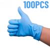 30/50/100PCS Blue Nitrile Gloves Disposable Cleaning Gloves Dishwashing Hairdressing Pet Bathing Kitchen Bathroom Cleaning Tool