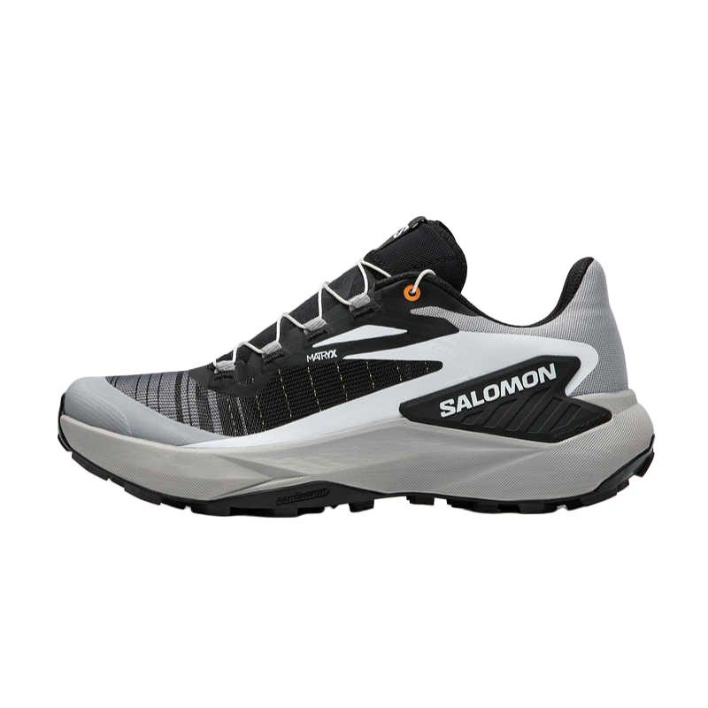 SALOMON GENESIS Износостойкие, Дышащие, Поддерживающие, Легкие Кроссовки для трейлраннинга с низким верхом Мужские Черно-серые Кроссовки 478076