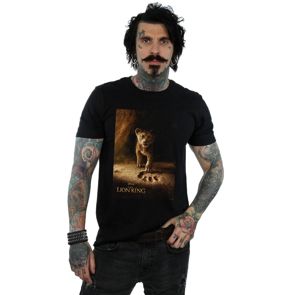 Disney Mens The Lion King Movie Simba Poster T-Shirt