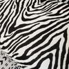 Ткань синель шириной 1,8 м с рисунком зебры, ткань синель, чехол для дивана, полотенце, черно-белый геометрический цветок