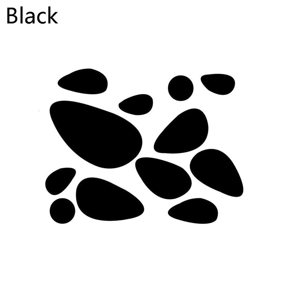 Украшения для дома Украшение для гостиной Наклейки на стену Зеркальная поверхность Виниловая фреска Искусство 3D Наклейки с галькой