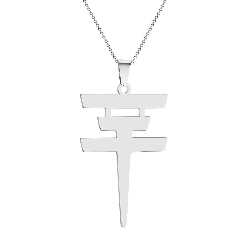 Винтажное ожерелье из нержавеющей стали Tokio Hotel, ожерелье с подвеской, колье для мужчин и женщин, ювелирные аксессуары