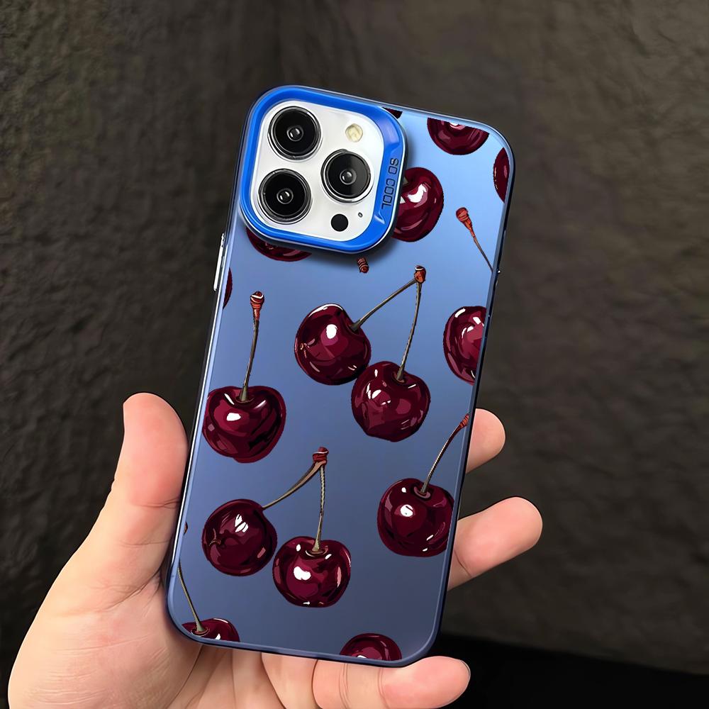 Роскошный чехол для телефона вишневого цвета для Apple iPhone 17 17 Pro Max 16e 15 16 Pro Max 14 16 Pro 13 12 Pro Max 14 16 Plus Mobile