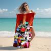 1Pc Power Rangers Teamup Beach Towel Microfiber Beach Towel Thin Absorbent For Beach Swimming Yoga Bath Sports 0917261