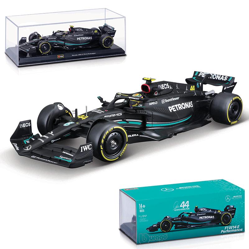 Ббураго 1:24 Модель автомобиля из сплава RedBull RB19 Гонки Формулы-1 2023 Транспортные средства Игрушки Литой Автомобиль Подарок Red Bull RB18 SF23 W14 F1-75