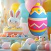 16" надувные пасхальные яйца украшения большие красочные ПВХ яйца украшения для двора газон сад весенняя вечеринка в помещении и на открытом воздухе декор