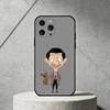 M-Mr. Bean Phone Case For iPhone 17,16,15,14,13,12,11 Plus,Pro Max,SE4Soft Silicone Black Cover