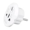 16A Universal Eu Travel Adapter Euro Converter Uk Us Au To Eu Ac Power Socket Plug Travel Charger Adapter Converter 250V