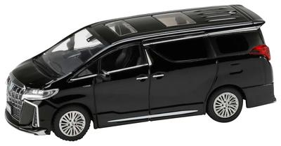 Масштаб 1/64 Toyota Alphard Hybrid Кастомная версия с люком Готовая модель 1/64 (черный) -