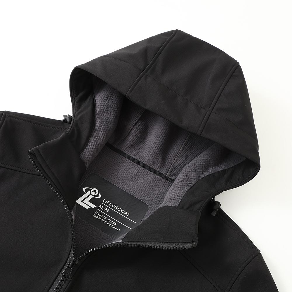 Осень-зима легкая куртка с капюшоном из мягкой ткани, модная теплая куртка для мужчин и женщин, парное пальто, ветрозащитное водонепроницаемое для отдыха на открытом воздухе, для бизнеса