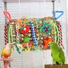 Parrot Climbing Mat: Creative Weaving Hammock & Crawling Net Toy for Birds