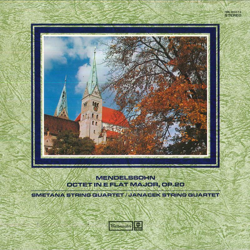 LP Record SMETANA STRING QUARTET/JANACEK STRI - Mendelssohn/Octet In E Flat Major O IWA80073 TOSHIBA Japan Classical Used
