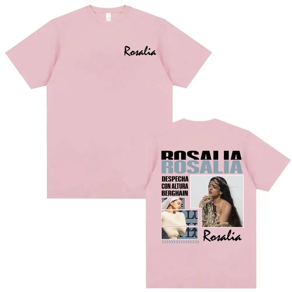 Singer Rosalia LUX New Album Tour Merch Tshirts Unisex Women Clothing Fashion Aesthetic T Shirt High Quality Casual ONeck Tshirt