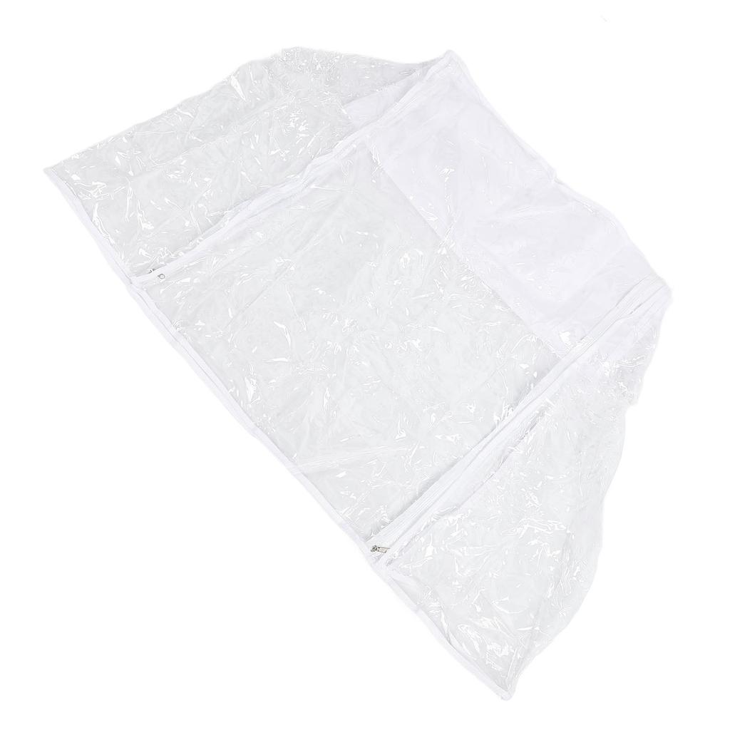 Sheet Pan Rack Cover Transparent Foldable PVC Foodservice Bread Rack Cover for Home Kitchen