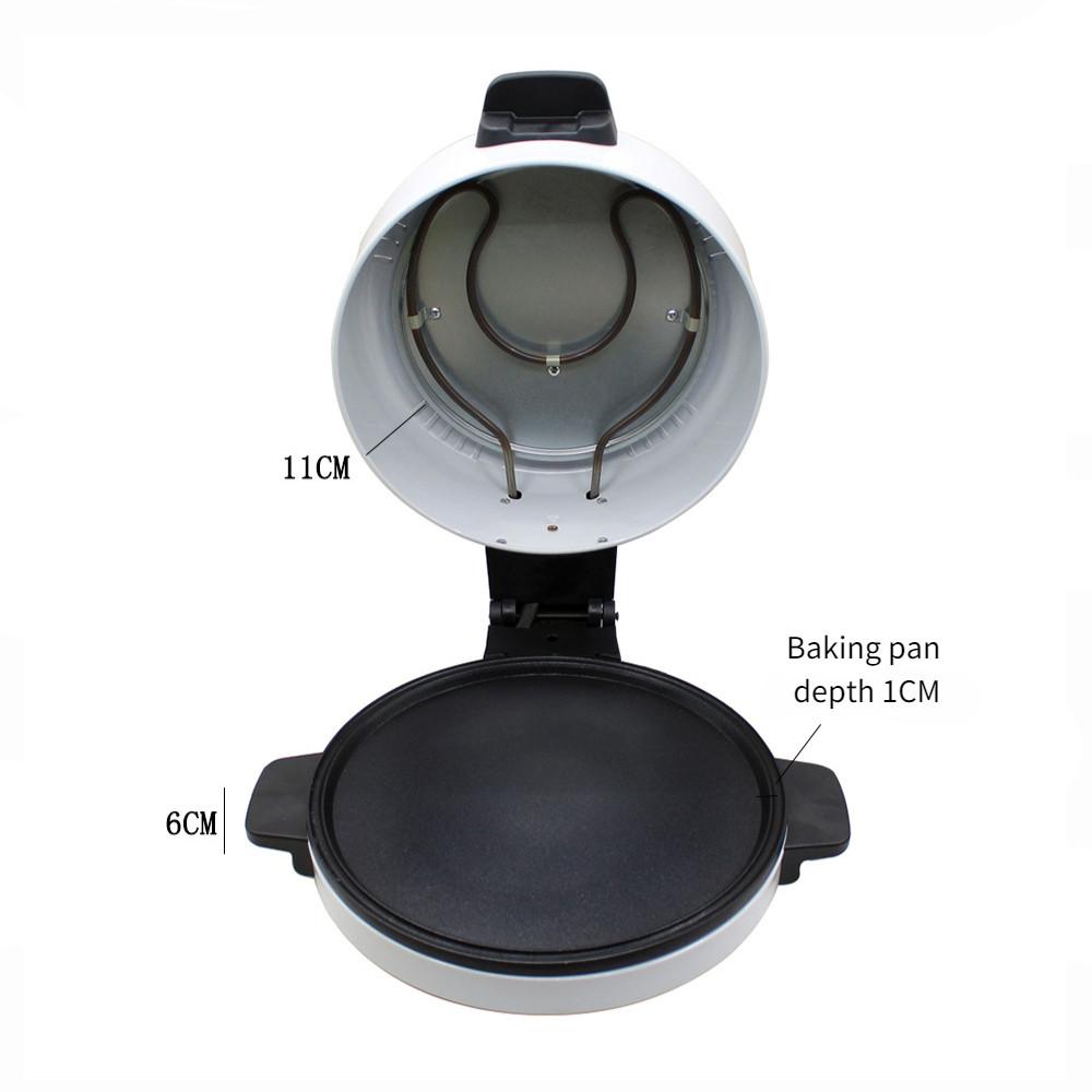2000 Вт Высокая мощность Электрическая сковорода для пиццы Кухонная машина для приготовления арабского хлеба Бытовая электрическая сковорода для блинов с антипригарным покрытием