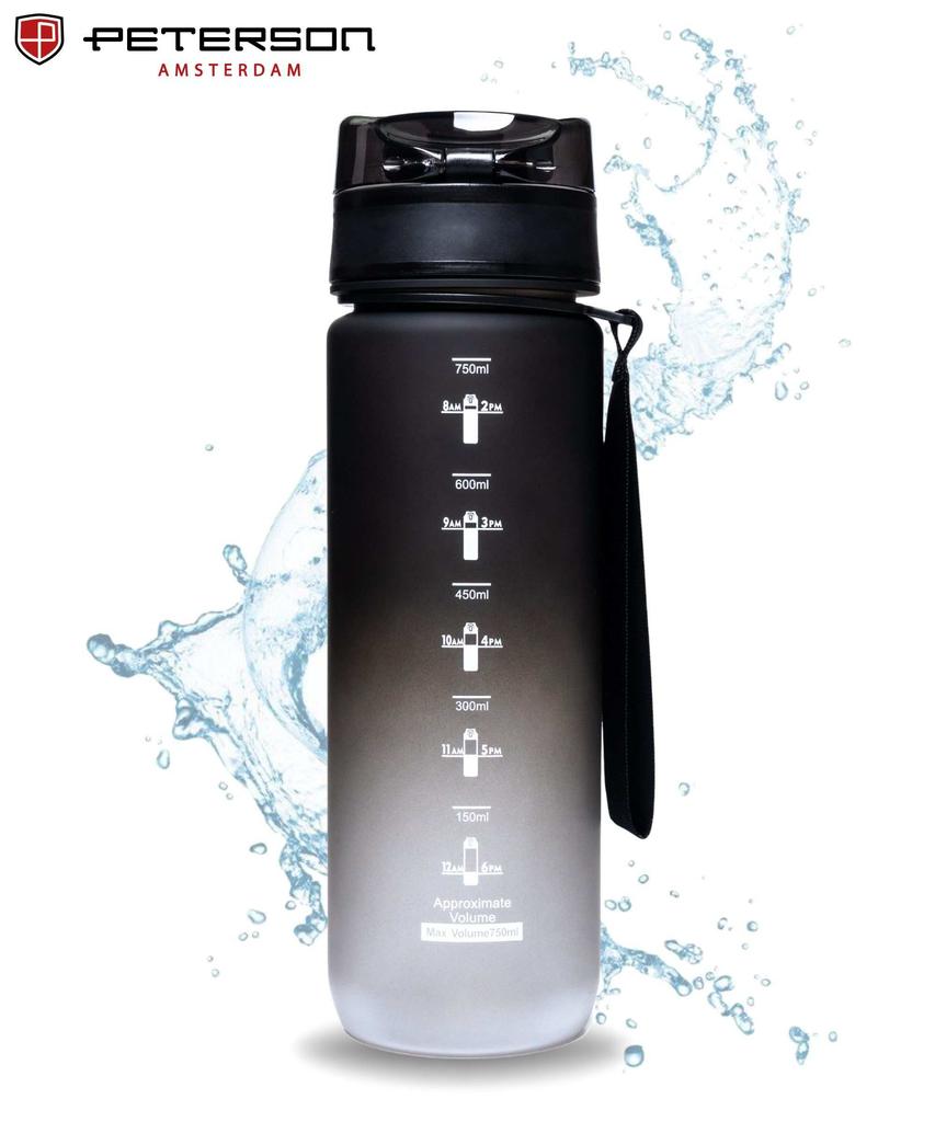 Bidon 750ml PTN HY-001-750-9515 Black-White
